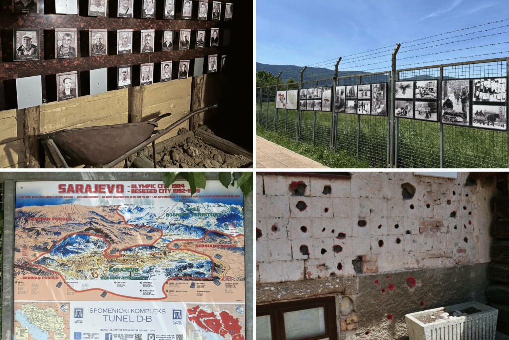 tunnel de l'espoir lors de la guerre à Sarajevo