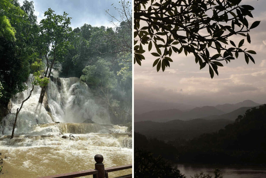 activites à Luang Prabang: cascades de Kuang Si et Mont Phousi