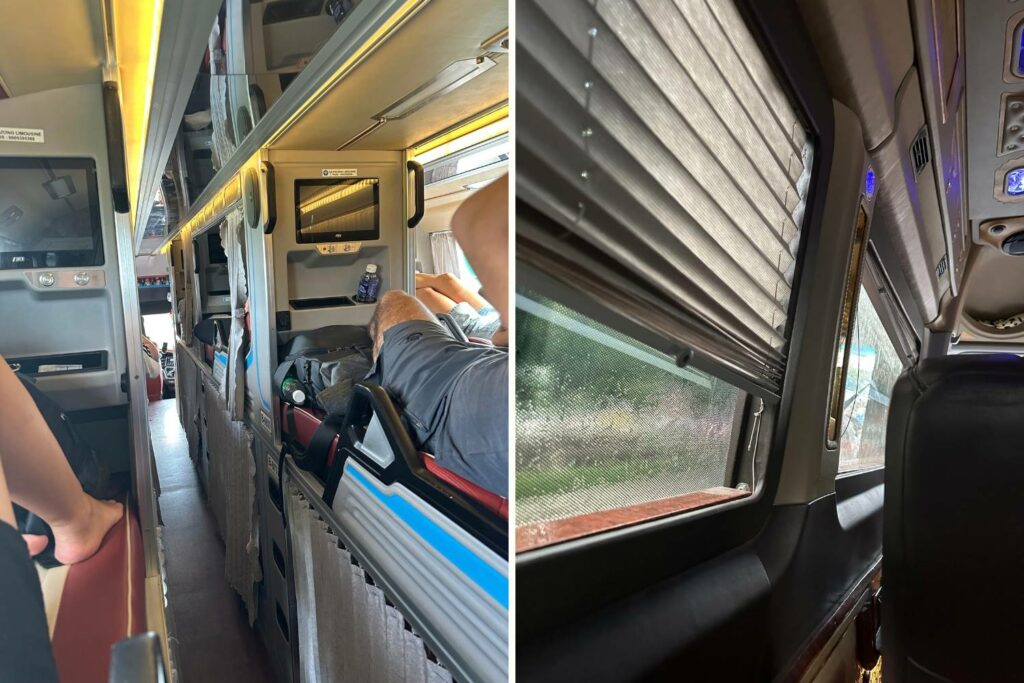 Les sleeping bus ou bus couchette sont le meilleur moyen de se déplacer au Vietnam