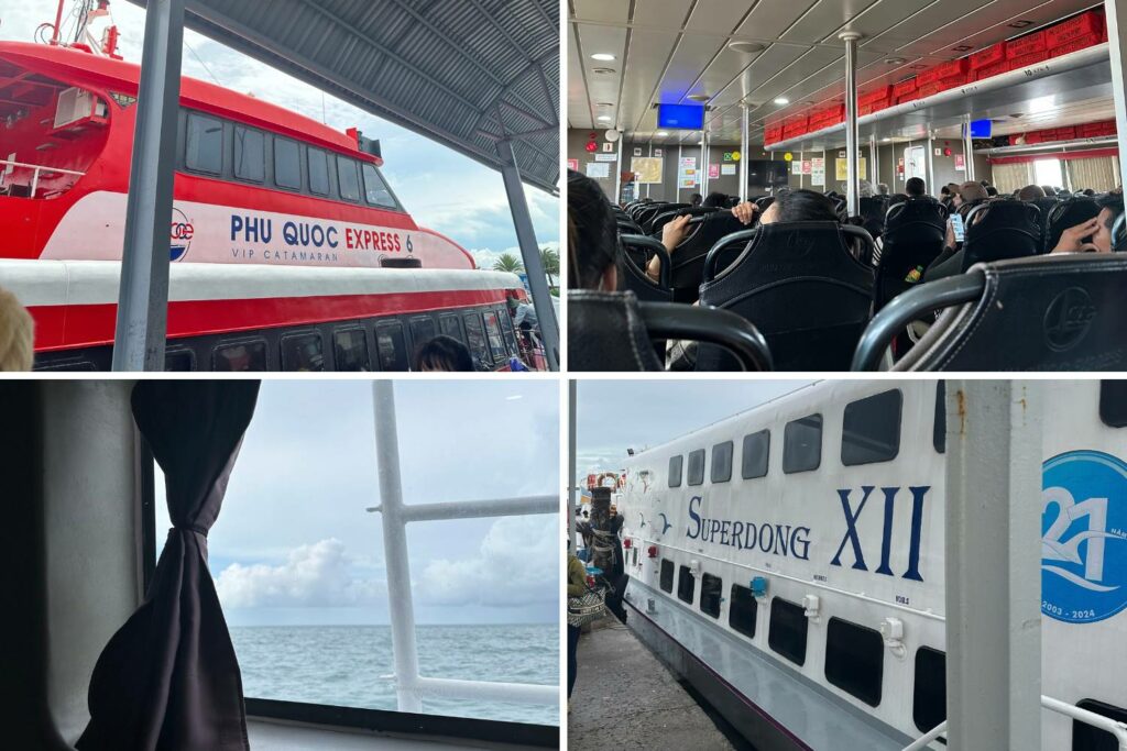 Le ferry permet de rejoindre les îles au Vietnam